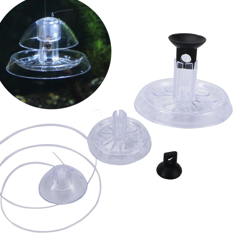 2Pcs Transparent Snail Catcher, Box with Fishing Line Plastic Clear Snail Cat...