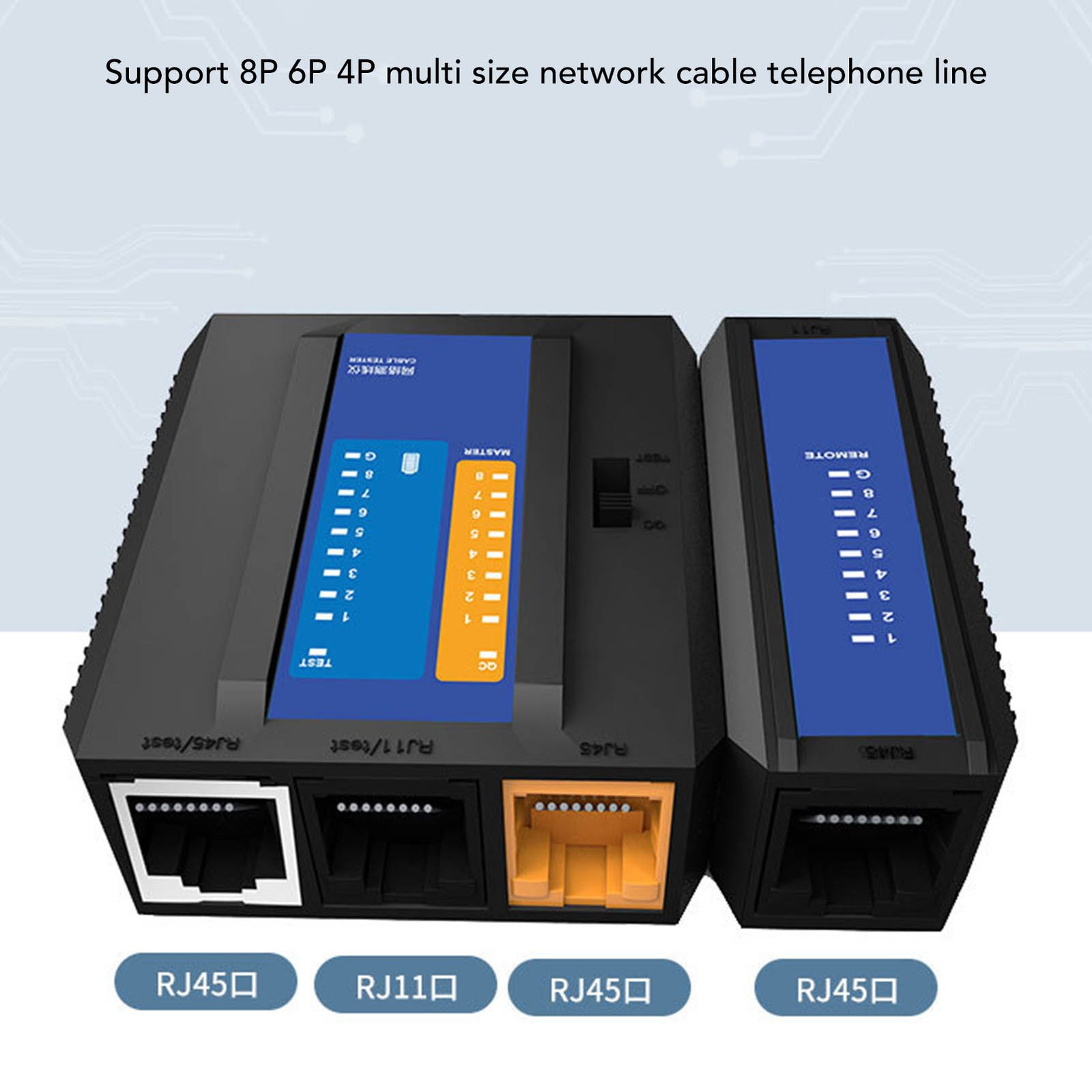 Network Cable Tester Multi Network Tester RJ45 Cable Test POE Switch Ethern YHTK