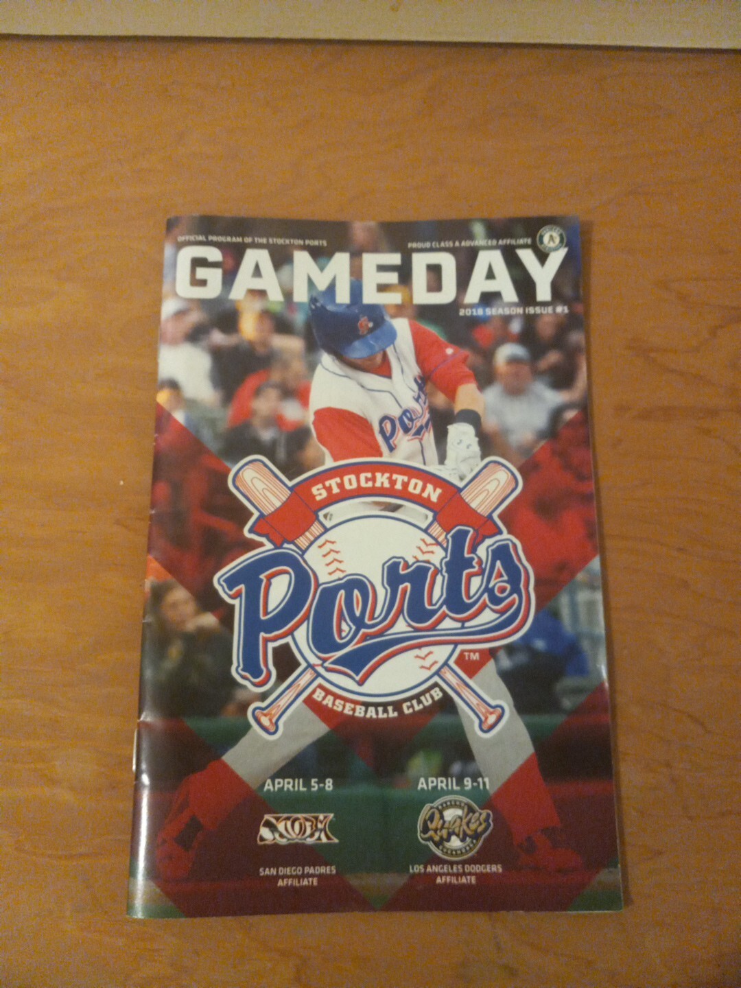 Stockton Ports Official Gameday Program 2018 Season California League