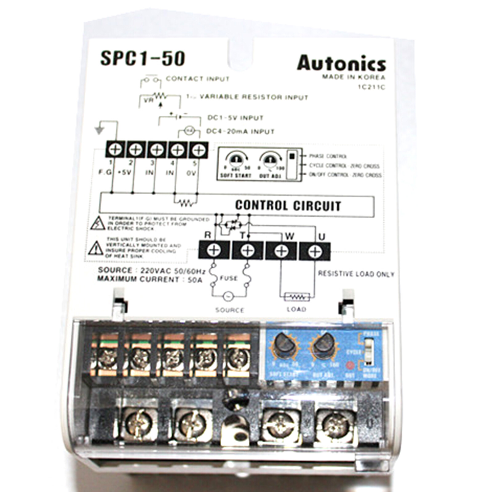 1PC New Autonics SPC1-50-E Power Controllers Single-phase Fast delivery