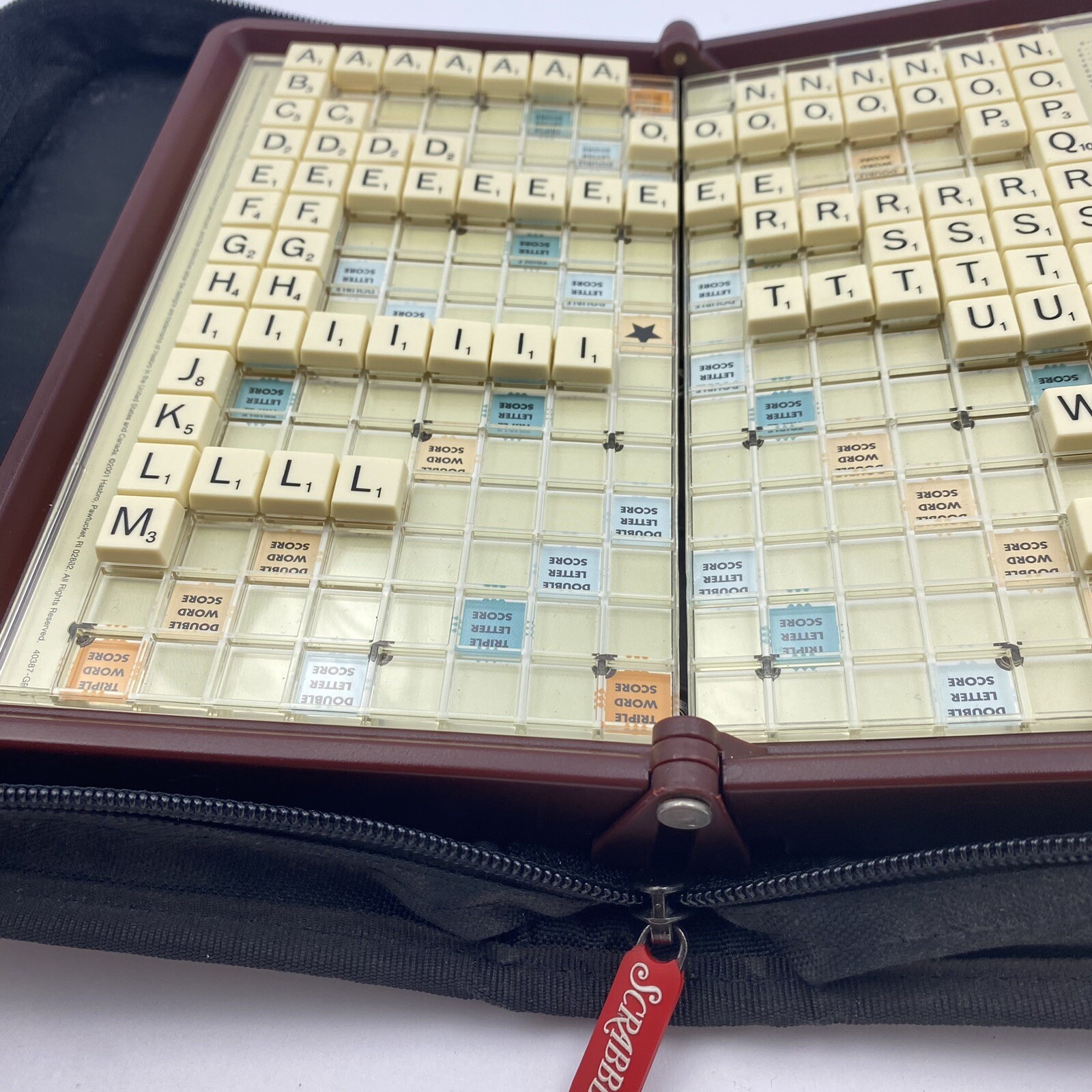 Hasbro Scrabble Game Folio Travel Edition Replacement Pieces & Parts Tiles
