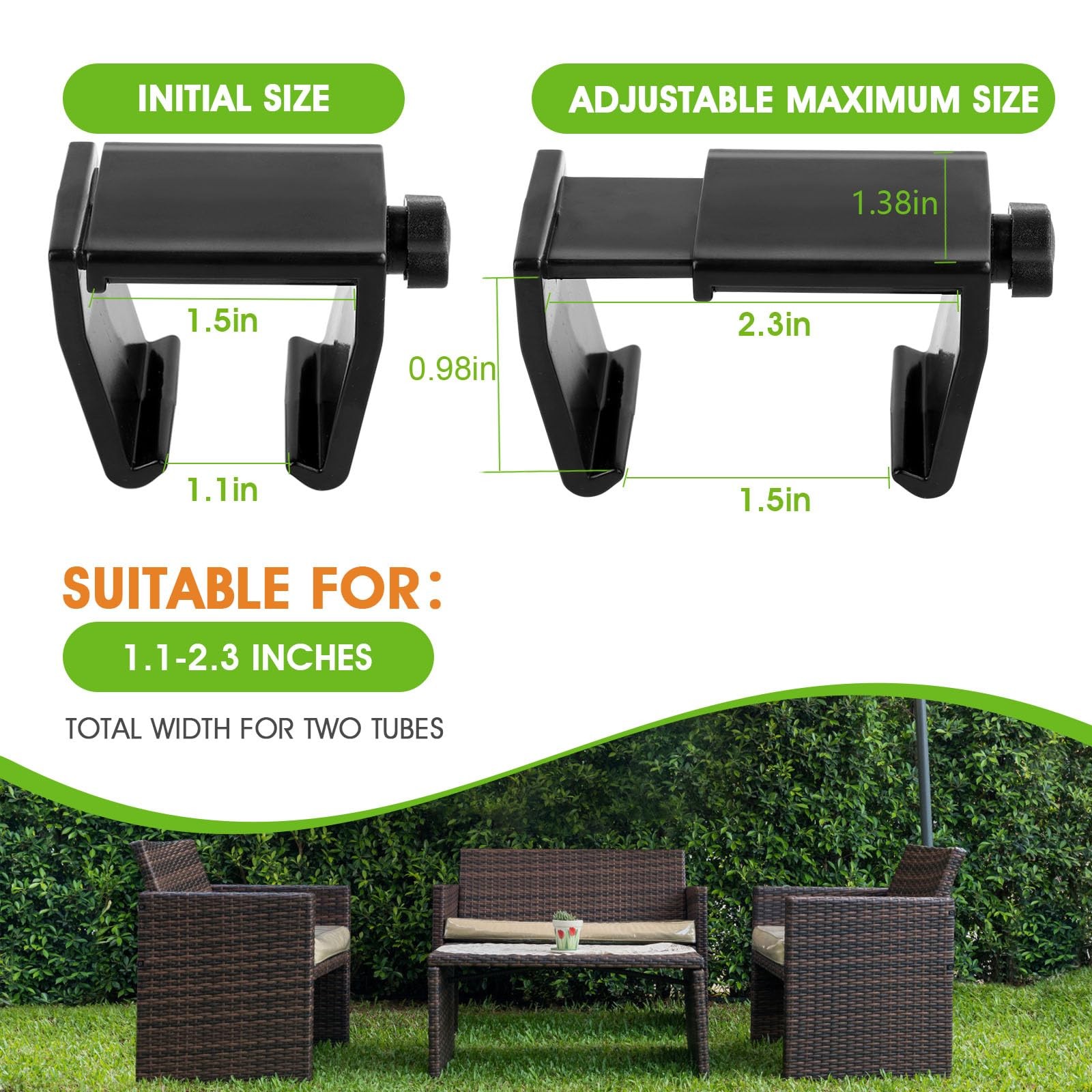 Adjustable Outdoor Furniture Clips Patio Sofa Clips,Sectional Sofa Furniture ...