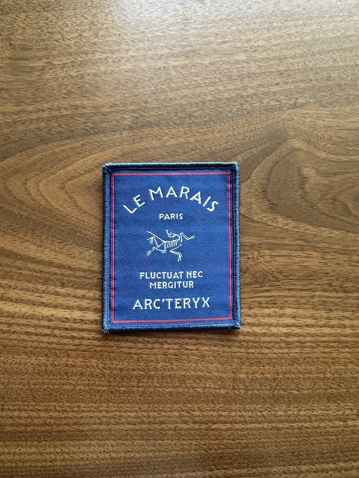 Arcteryx Patch Paris from Le Marais Flagship Store Opening