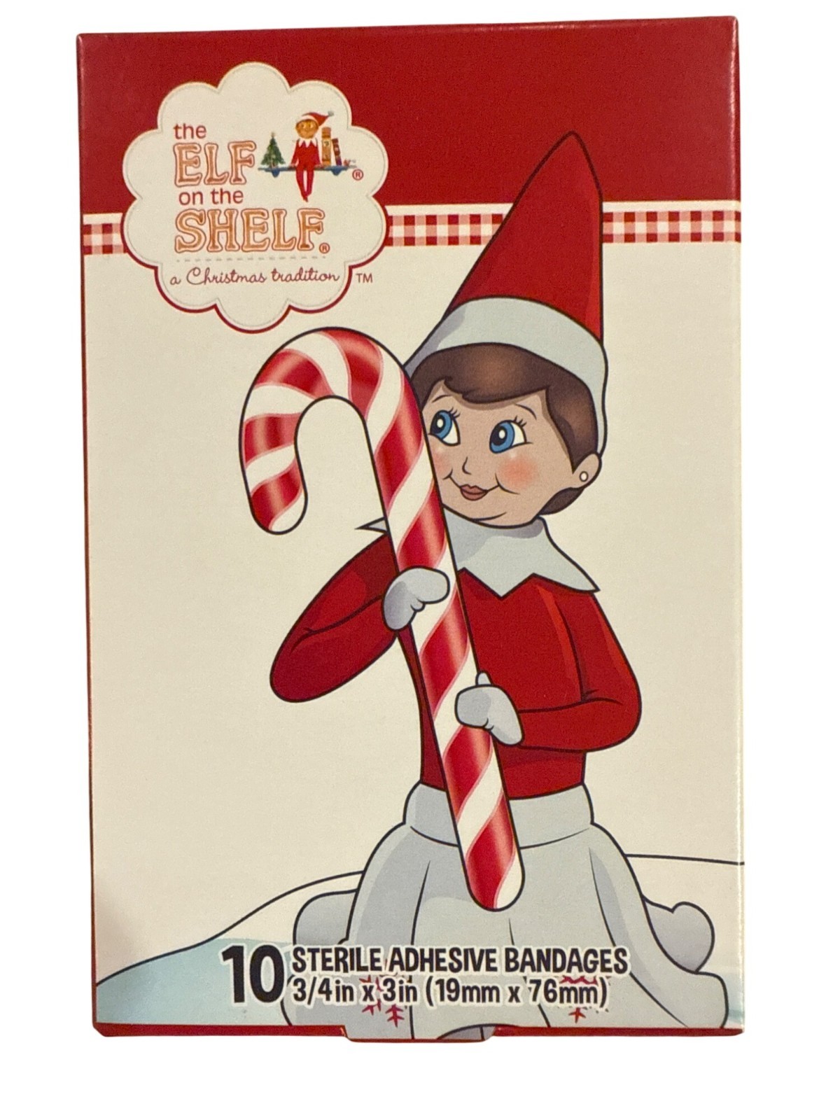 THE ELF ON THE SHELF Adhesive Bandages 10ct Sterile Christmas/Holiday AS IS 1b
