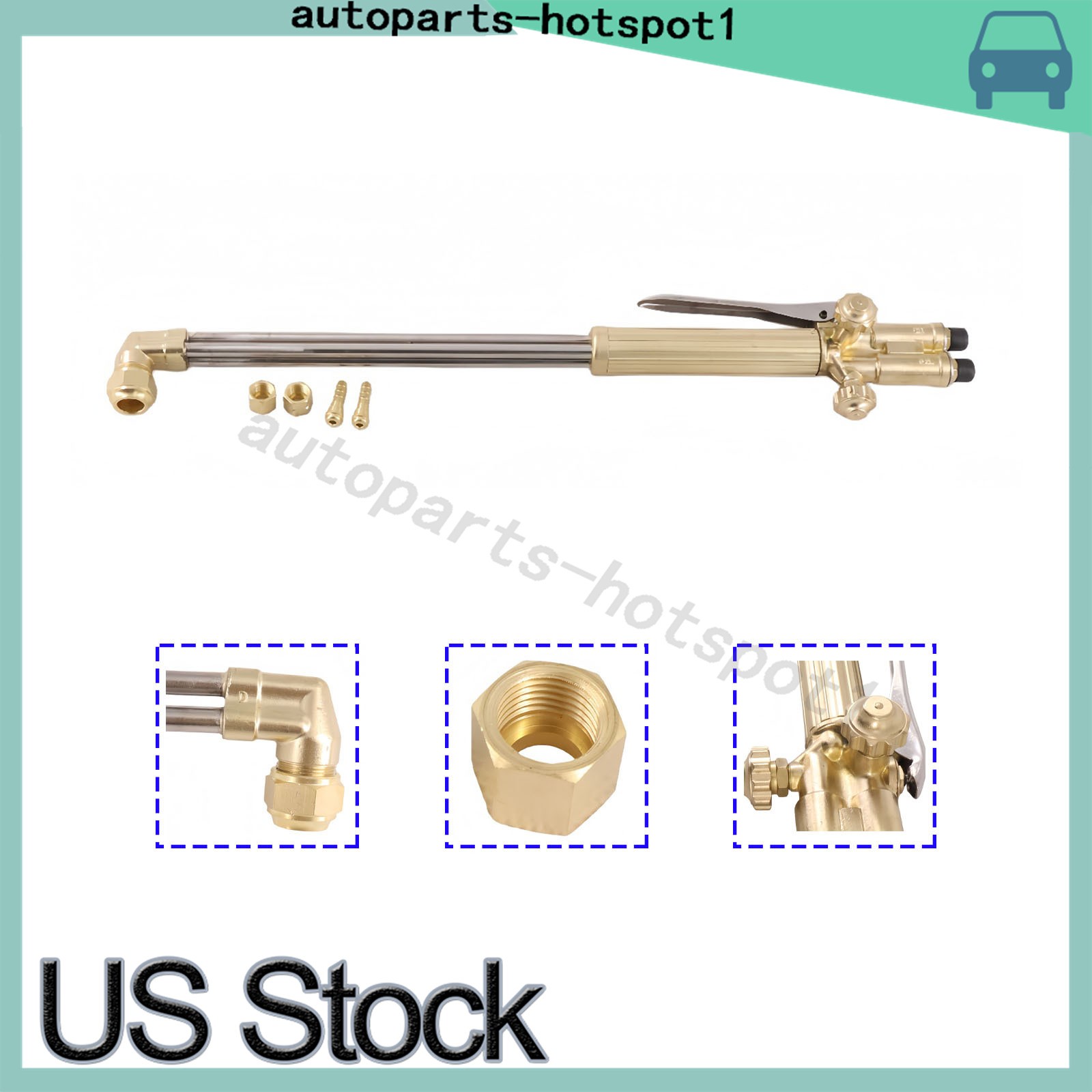 Straight Cutting Torch 21 Inch 90 Degree For Victor 0381-1480 ST2600FC US
