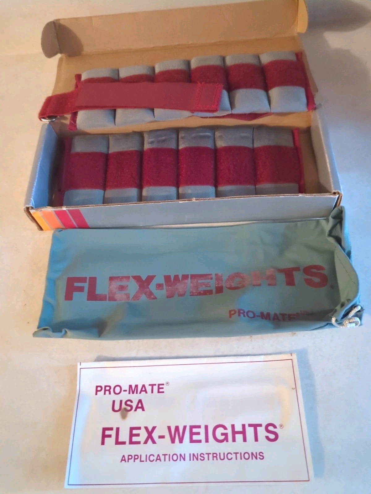 Pro-Mate Flex-weights Adjustable & Interchangeable 1/2 To 3Lbs Made in the USA