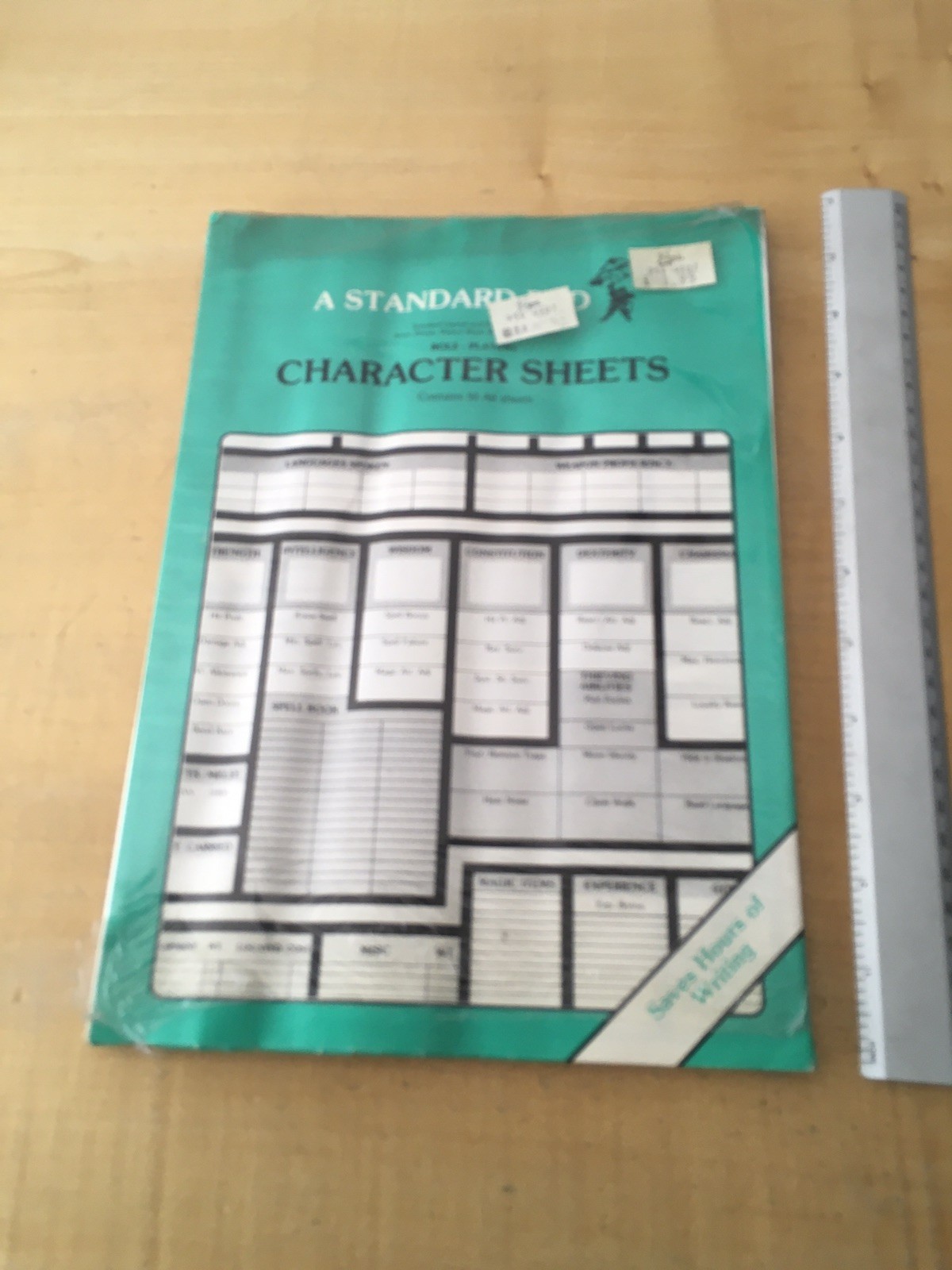 AD&D 1st Edition Character Sheets - 50 sheets - Sealed Unopened-Vintage