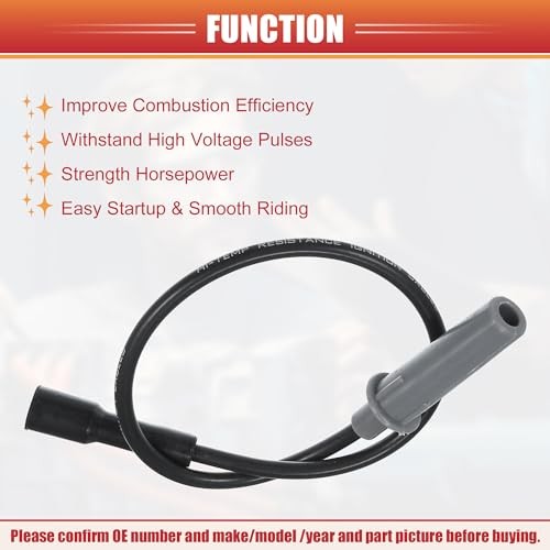 7mm Ignition Coil Harness Cable for Chrysler Spark Plugs