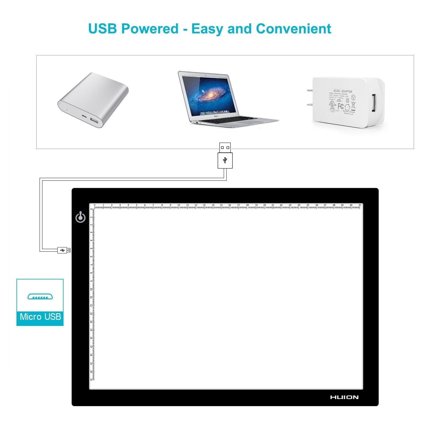 HUION L4S LED Light Box A4 Ultra-Thin USB Powered