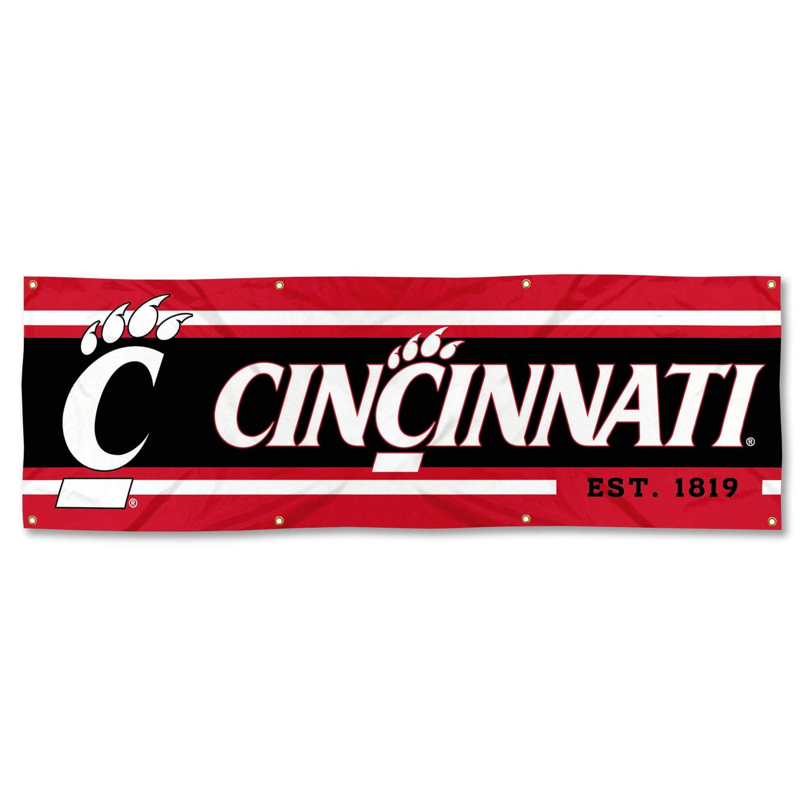 Cincinnati Bearcats Large 6 Foot Banner