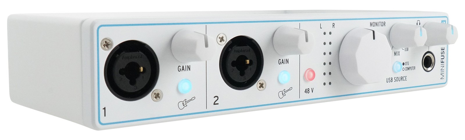 Arturia Minifuse 2 OTG Audio Recording Interface, Bus-Powered / 192 kHz / 24 bit
