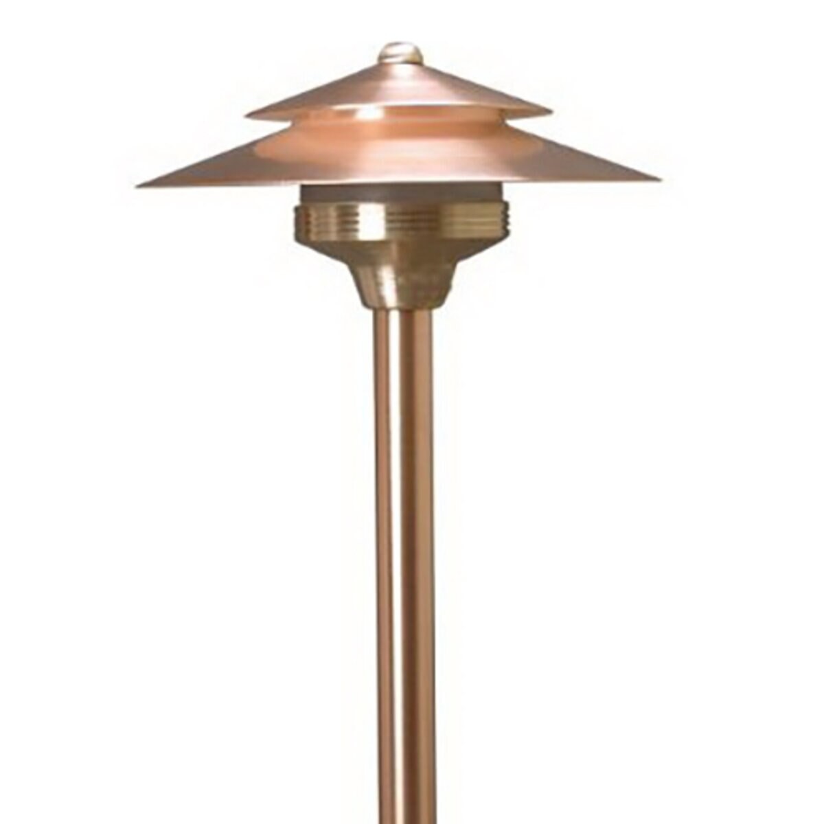 Unique Constellation Path Light 12" Brass Weathered 2W 3000K