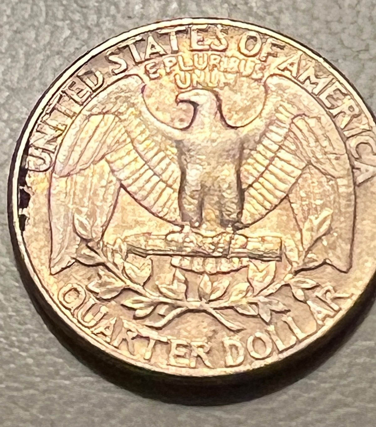 1988 D Mint Quarter 25 Cents Error - Rare