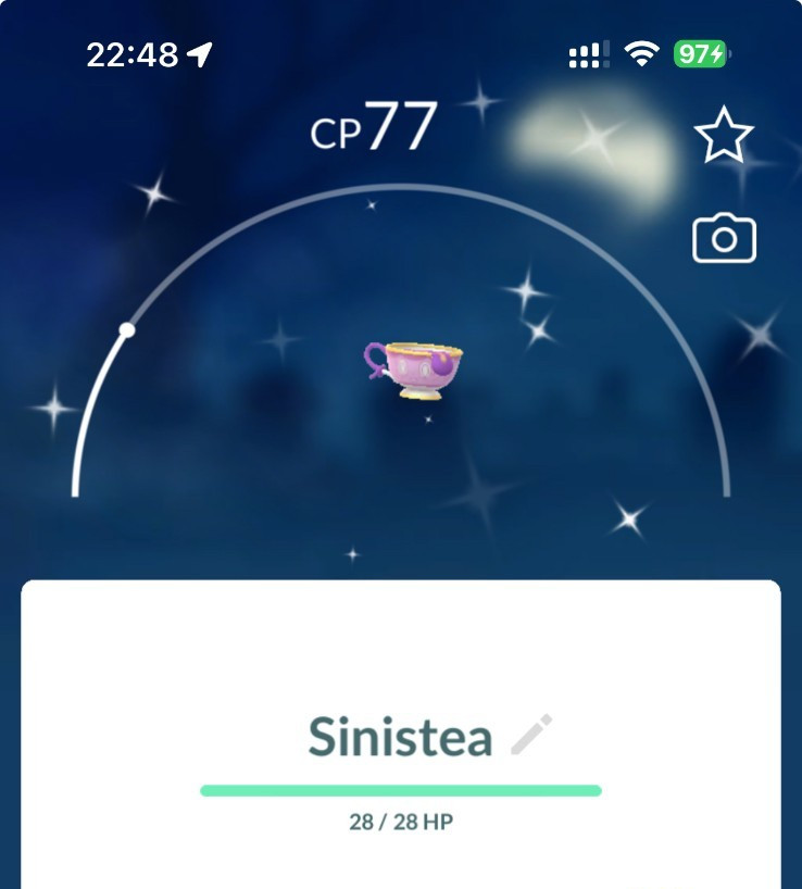 Shiny Antique Form Sinistea - PTCs - Read Description