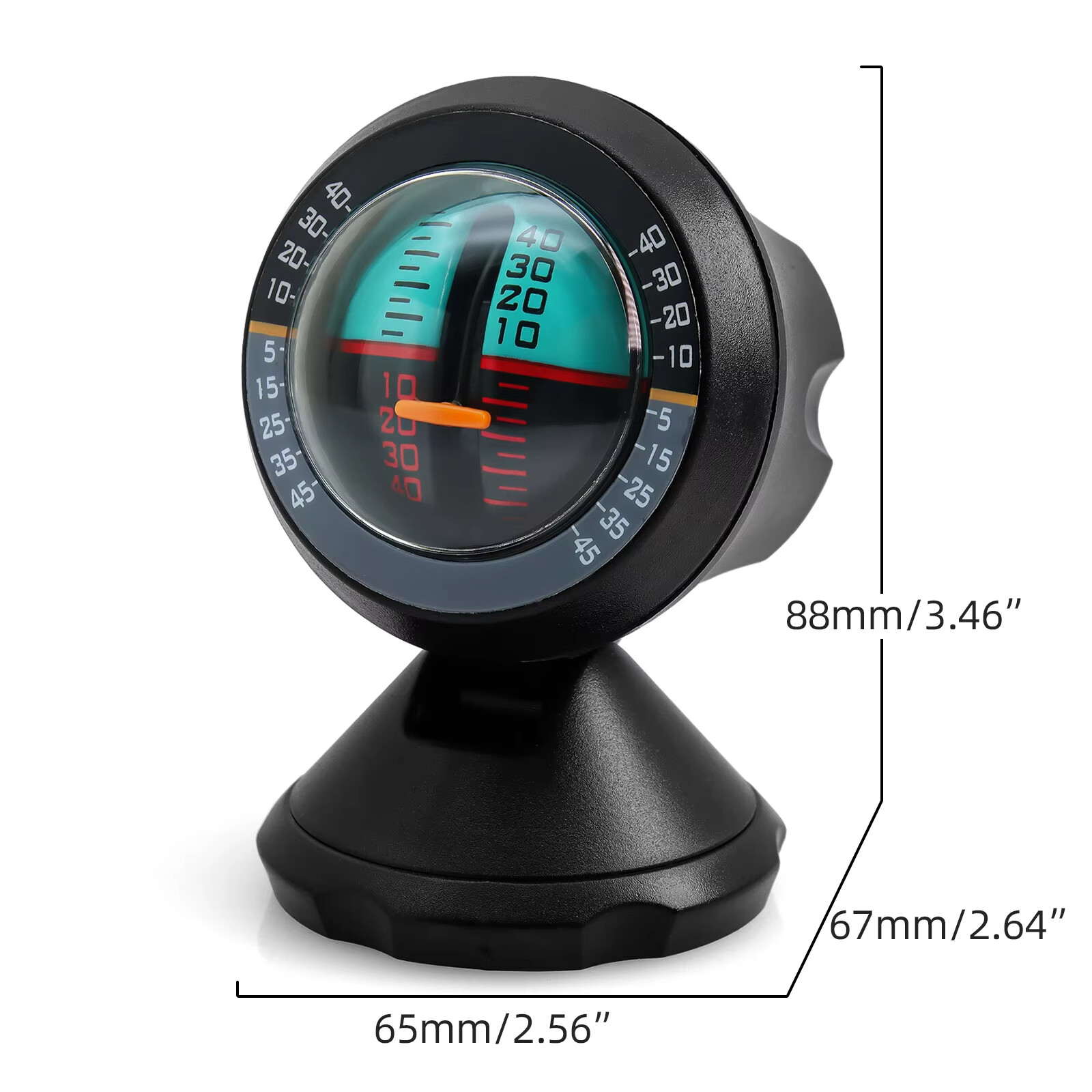 AD Slope Meter Angle Slope Car Inclinometer Indicator Gradient Balancer Tool
