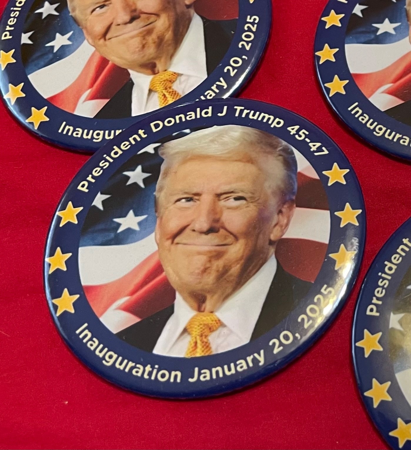 President Trump Innaugral 2025 3" Button