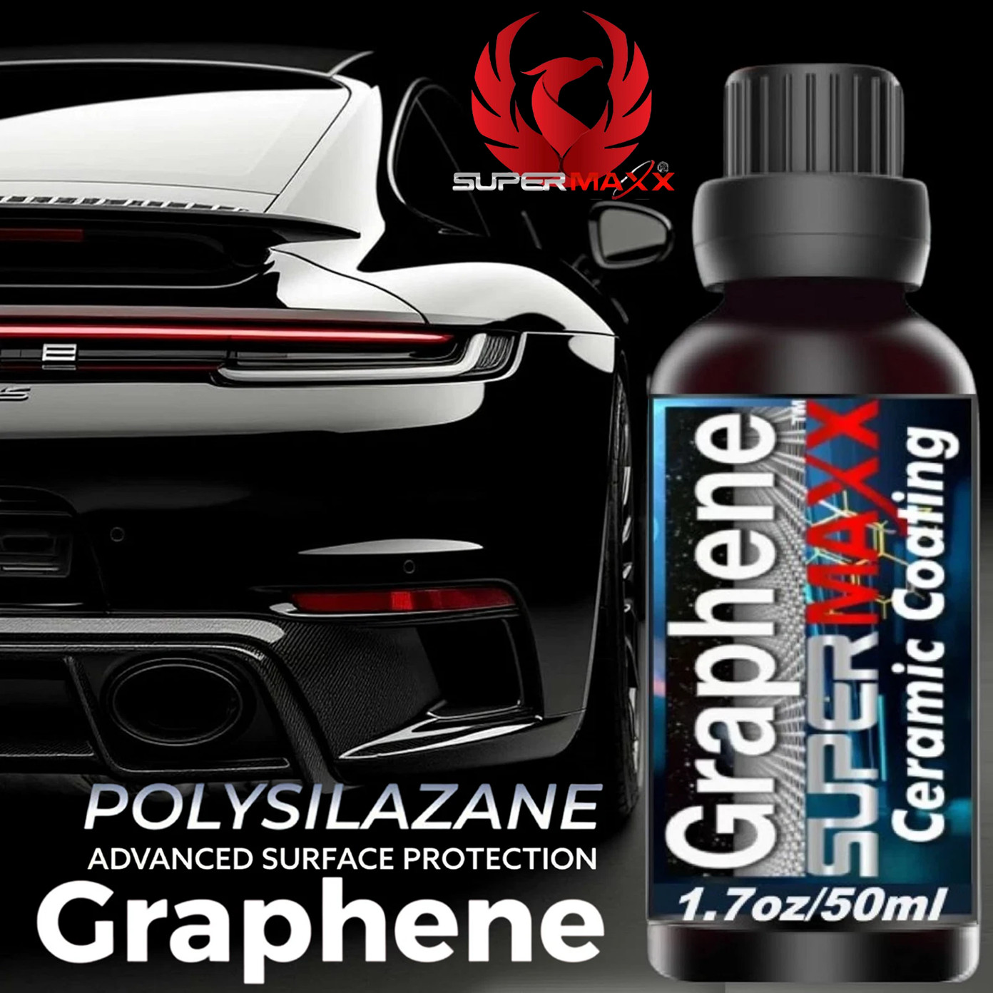 CAR COATING DIAMOND SHINE CERAMIC CAR COATING GRAPHENE POLYSILAZANE - 50ml/1.7oz