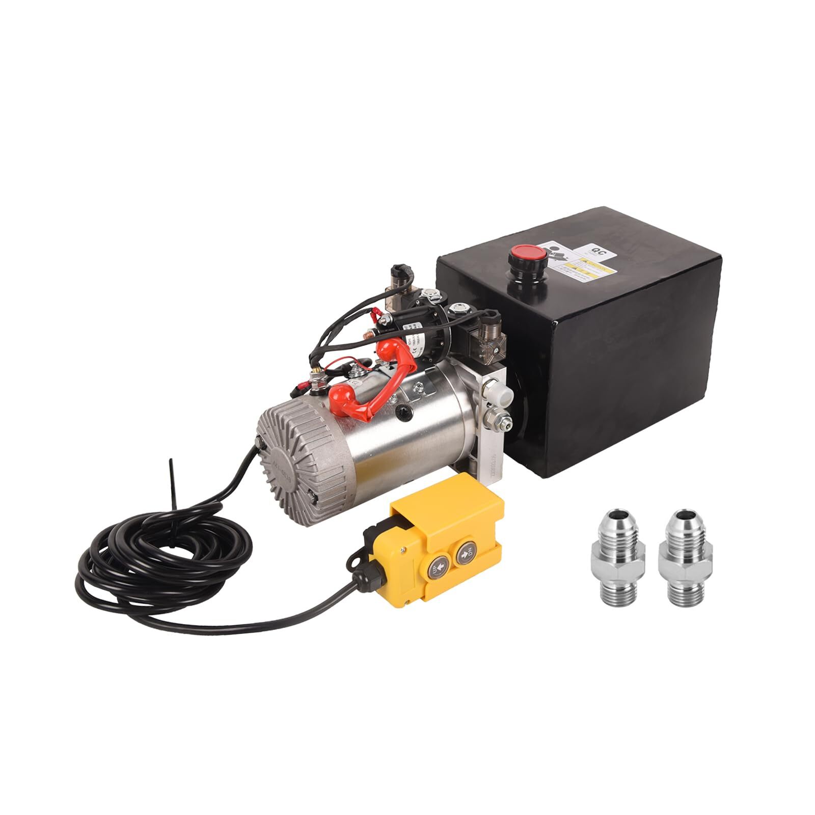 Hydraulic Pump 8 Quart 2 Gallon Hydraulic Power Unit Double Acting Metal Dump