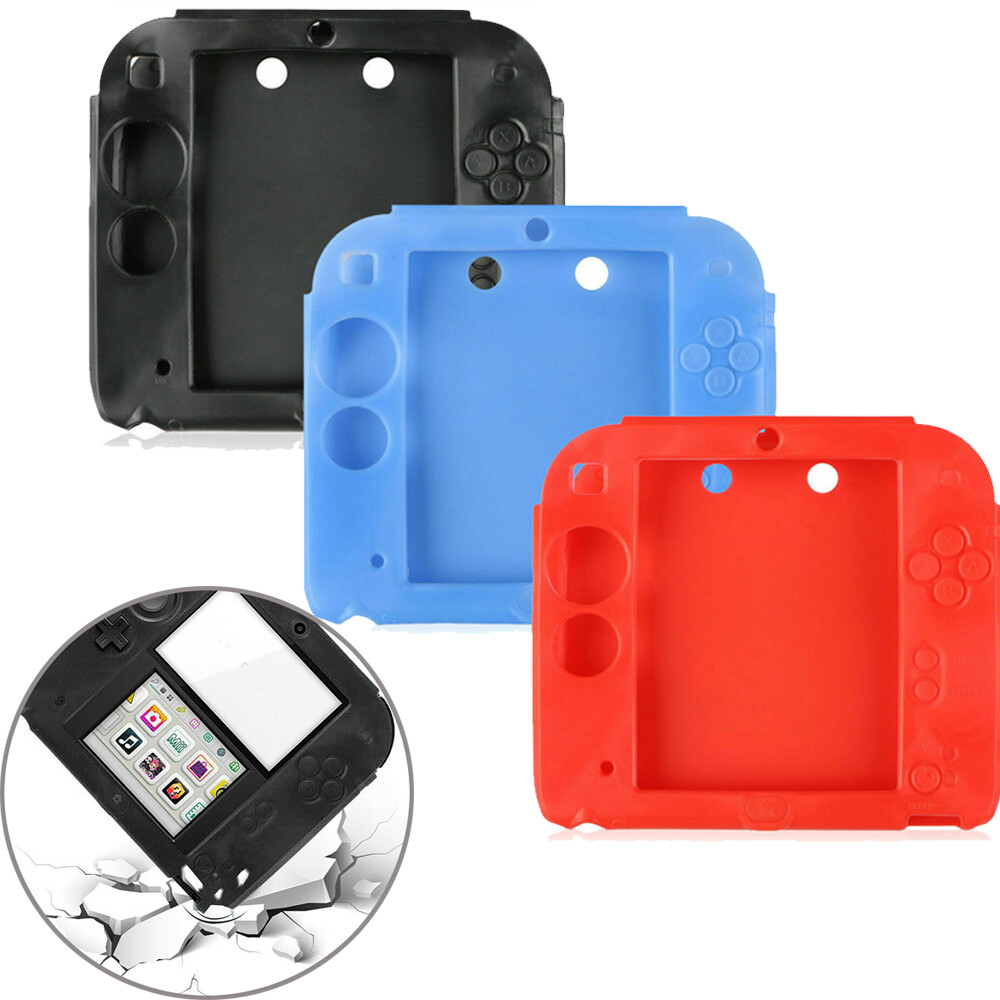 Soft Silicone Gel Rubber Cases Cover Skin for Nintendo 2DS Game Controller US