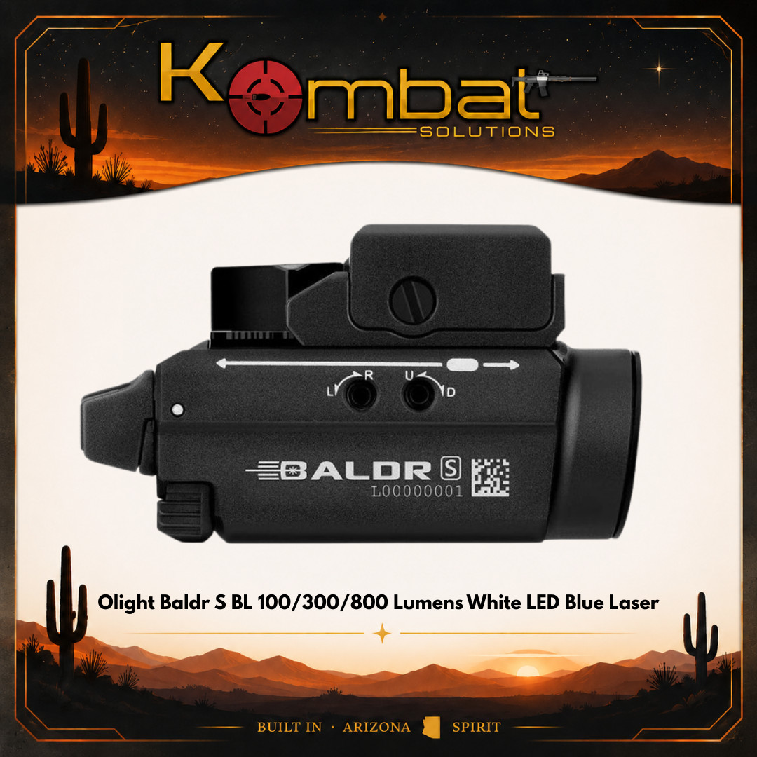 Olight Baldr S BL 100/300/800 Lumens White LED Blue Laser