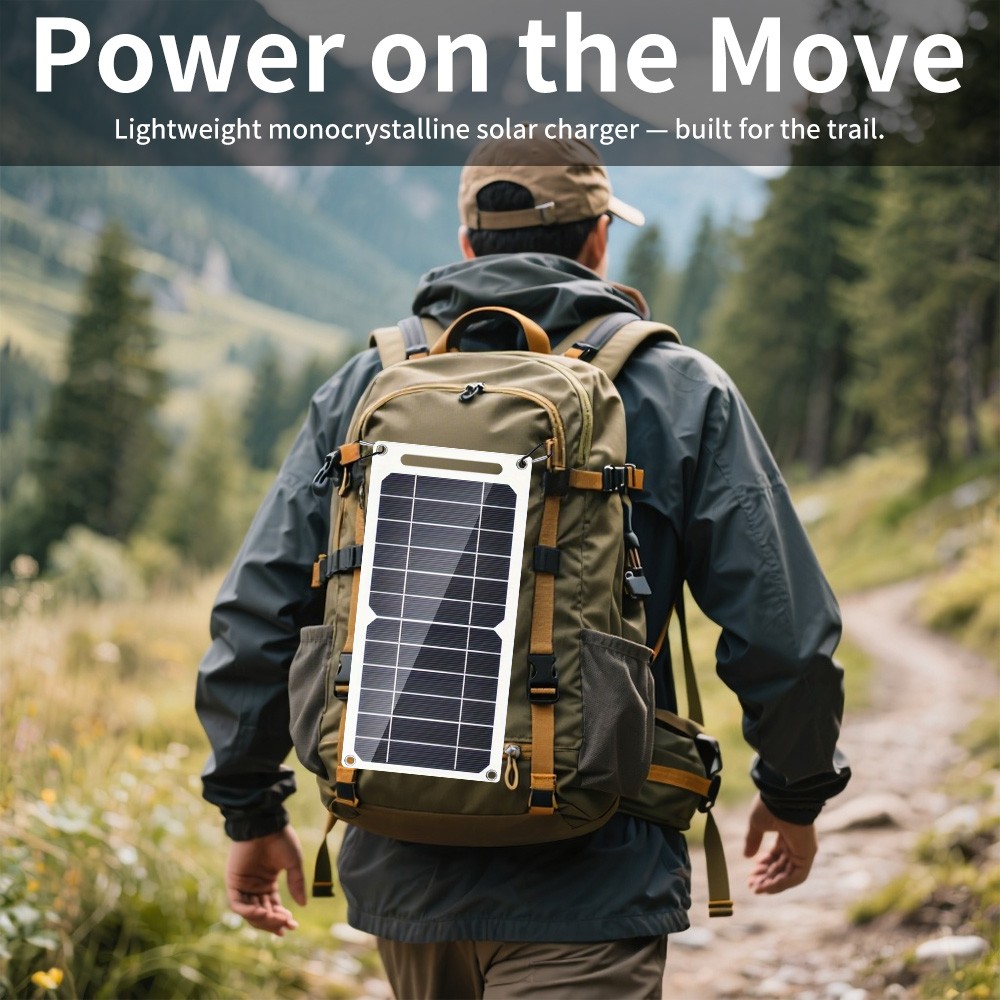20W Solar Panel USB Micro Solar Panel Quick Charger For Mobile Phones Outdoor
