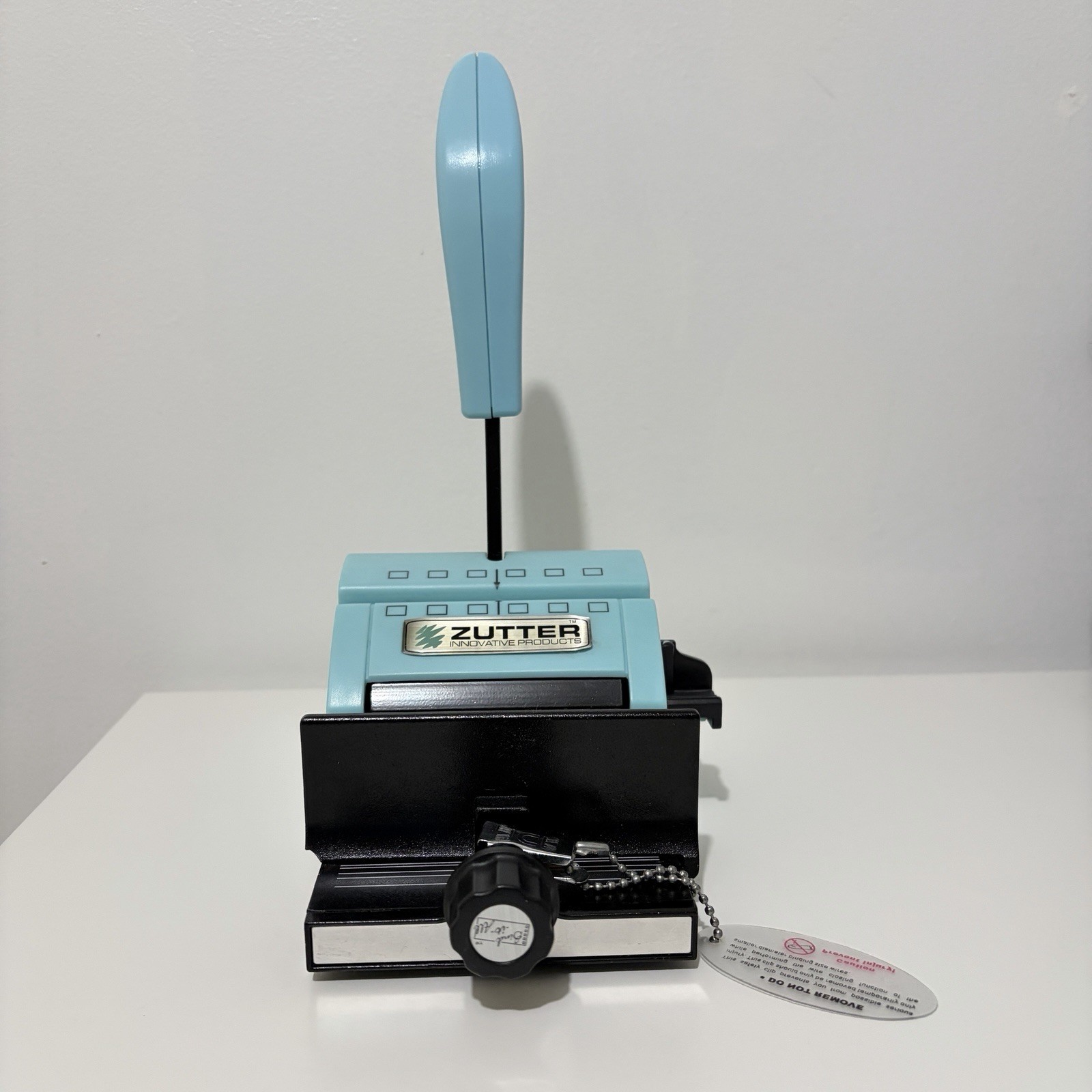 Zutter Innovative Products Turquoise Blue Bind-It-All Binding Machine Scrapbook