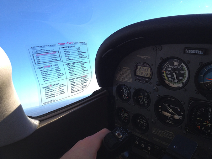 Thru-View Emergency Aviation Checklist - Cirrus SR22 / SR20