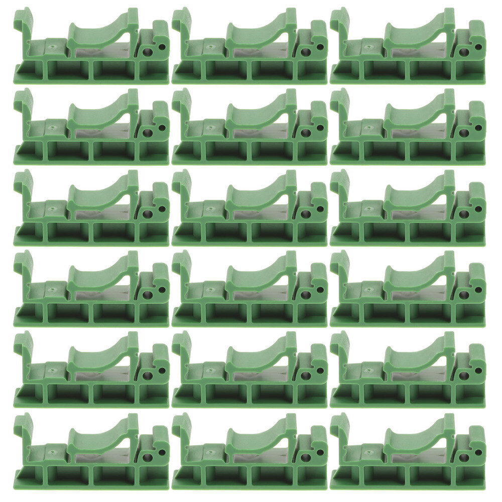 20pcs DIN Rail Carrier Clips PCB Mounting Bracket Holder Control Board Adapter