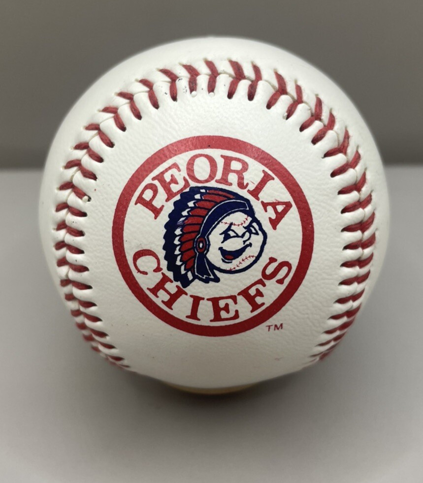 Late 1990's Peoria Chiefs Souvenir Logo Baseball- Midwest League STL Cardinals