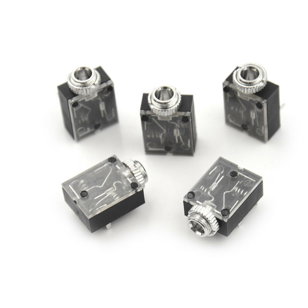20X 3.5mm Audio Jack Socket PCB Panel Mount For Headphone PCB Mount Stereo Jack