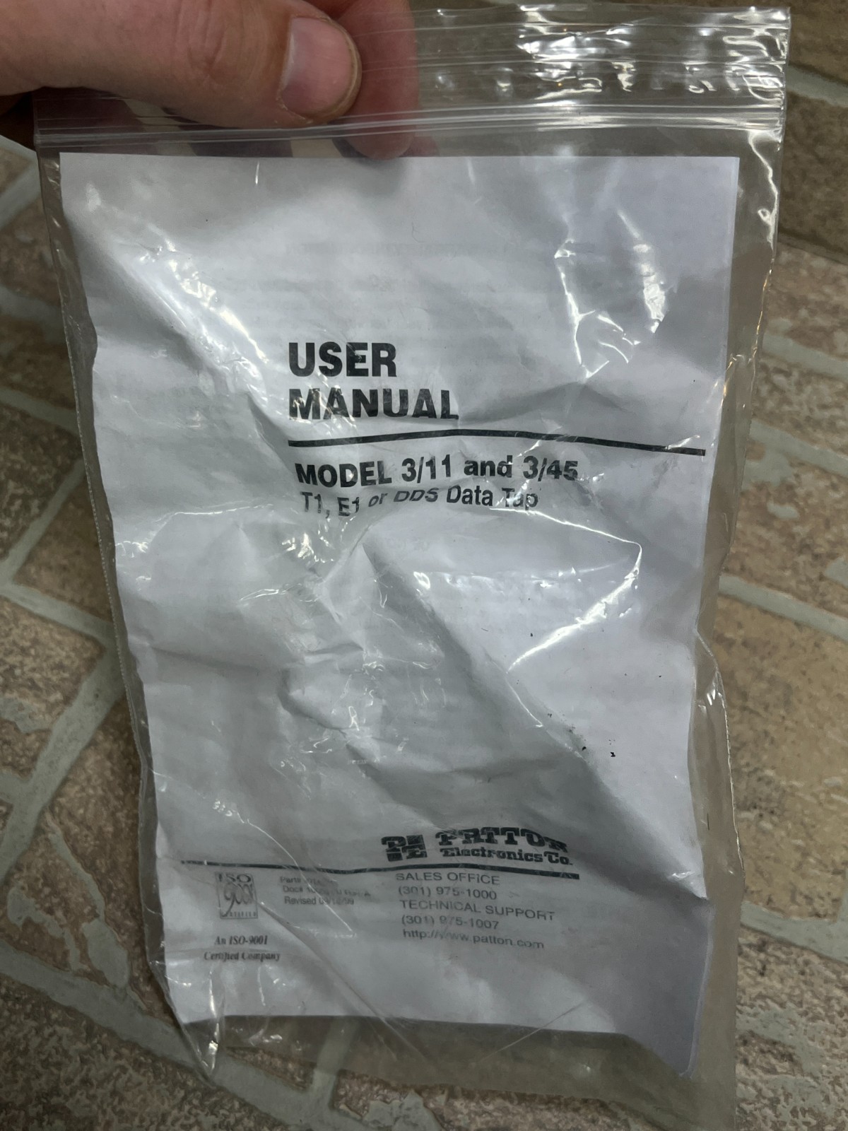 Patton Model 3/45 RJ45 Data Tap
