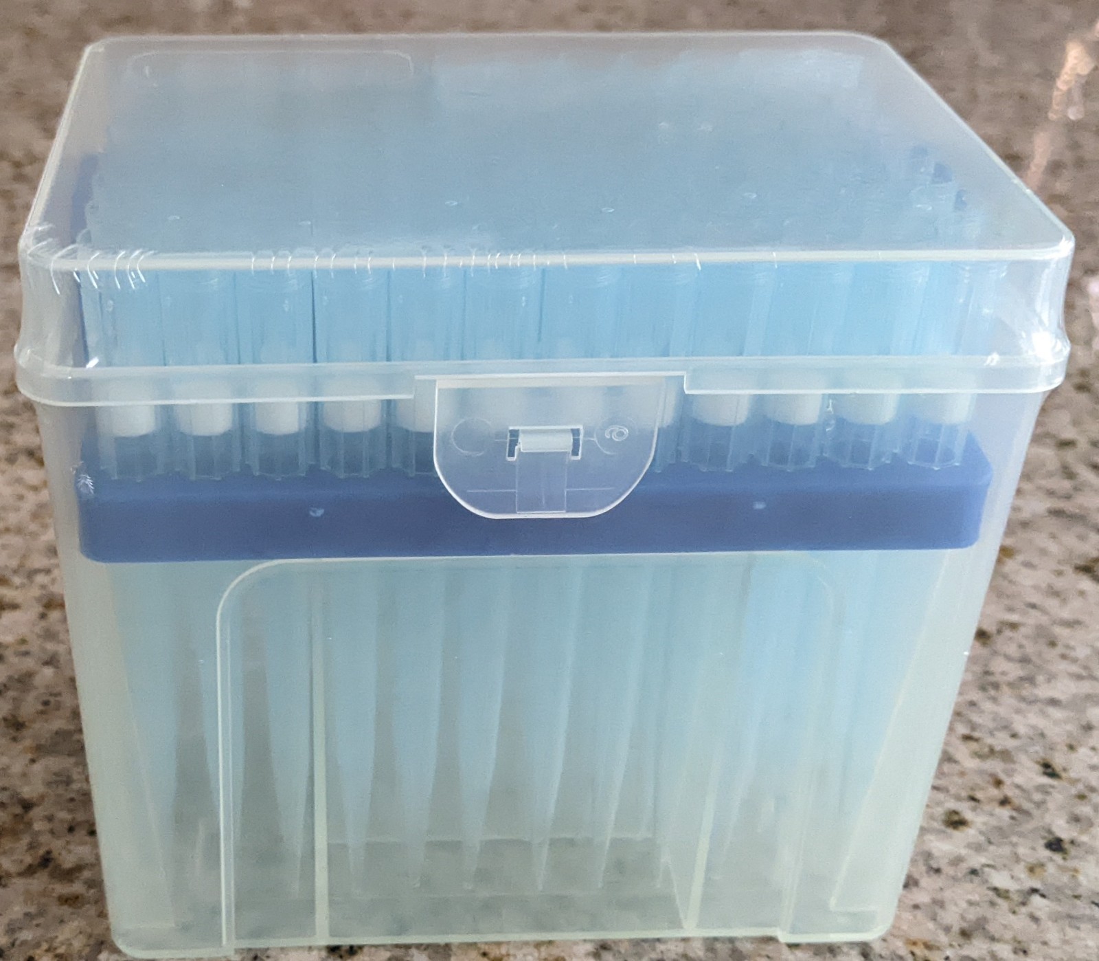 1250uL Universal Sterile Racked Pipette Filter Tips, 960pcs/box, 4800pcs/case