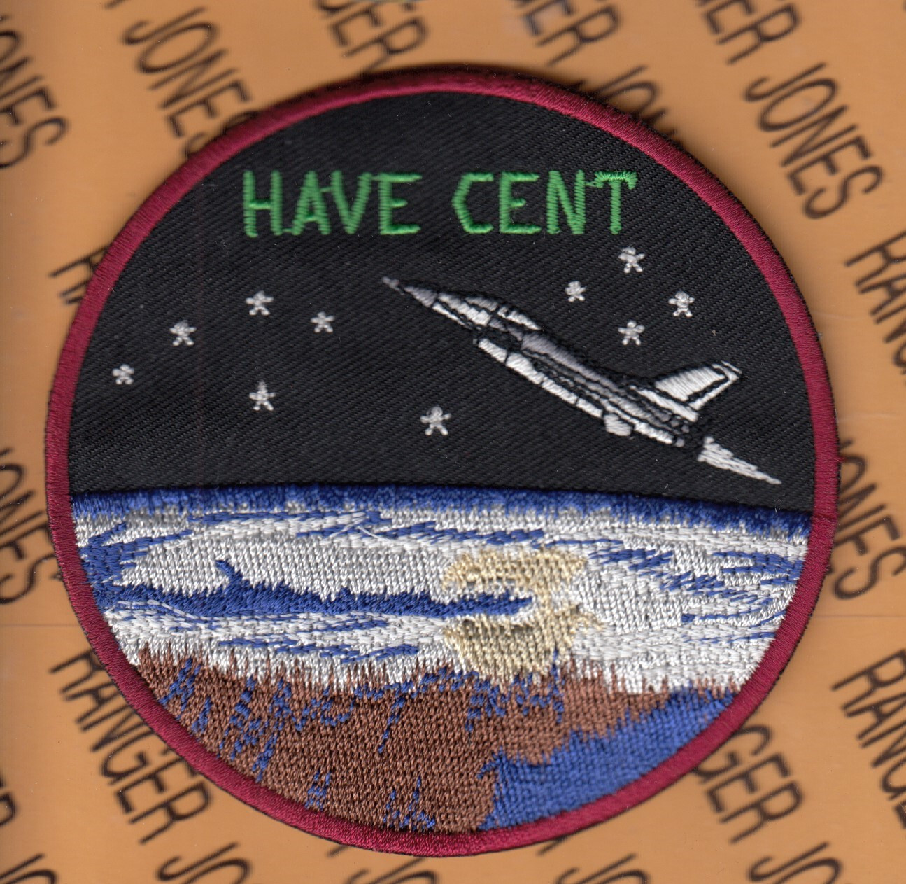 USAF Air Force HAVE CENT Test Pilot Class 2015 A F-16 ~3.75" patch c/e