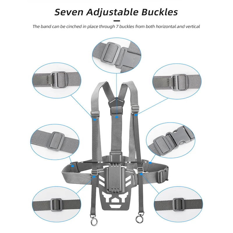 Chest Strap Remote Control Lanyard Abdomen Support Bracket for For DJI RC Plus2