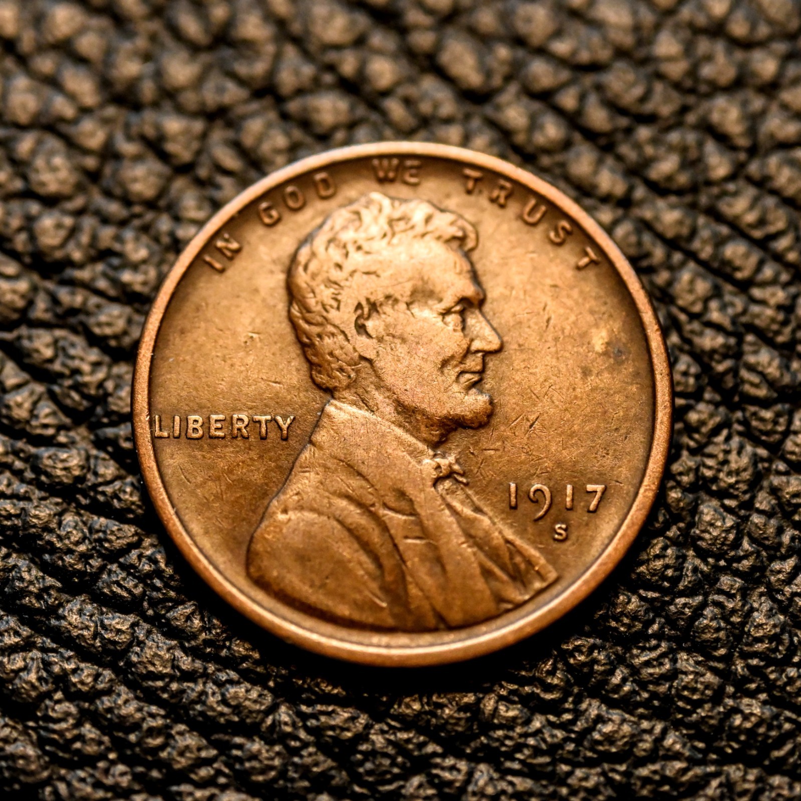 1917-S Lincoln Cent ~ VERY FINE (VF) Condition ~ COMBINED SHIPPING!