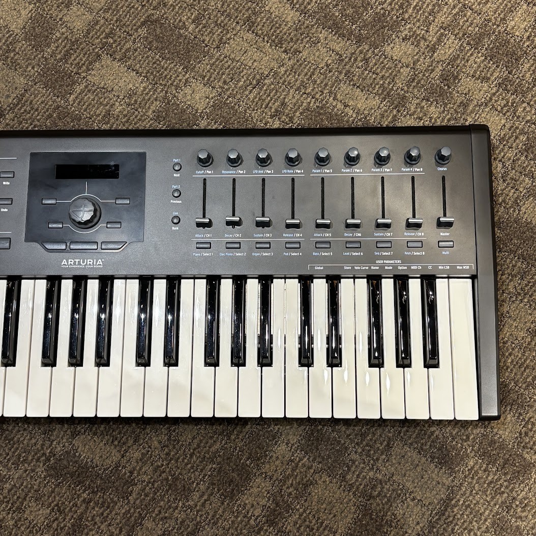 Arturia KeyLab 61 MkII Black 61-Key MIDI Keyboard Controller w/ Box Tested