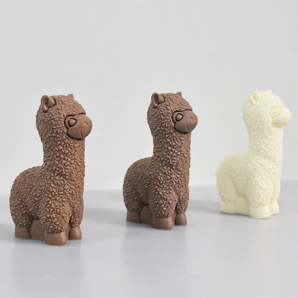 Alpaca Silicone Mold, Candle Molds Cute transparant
