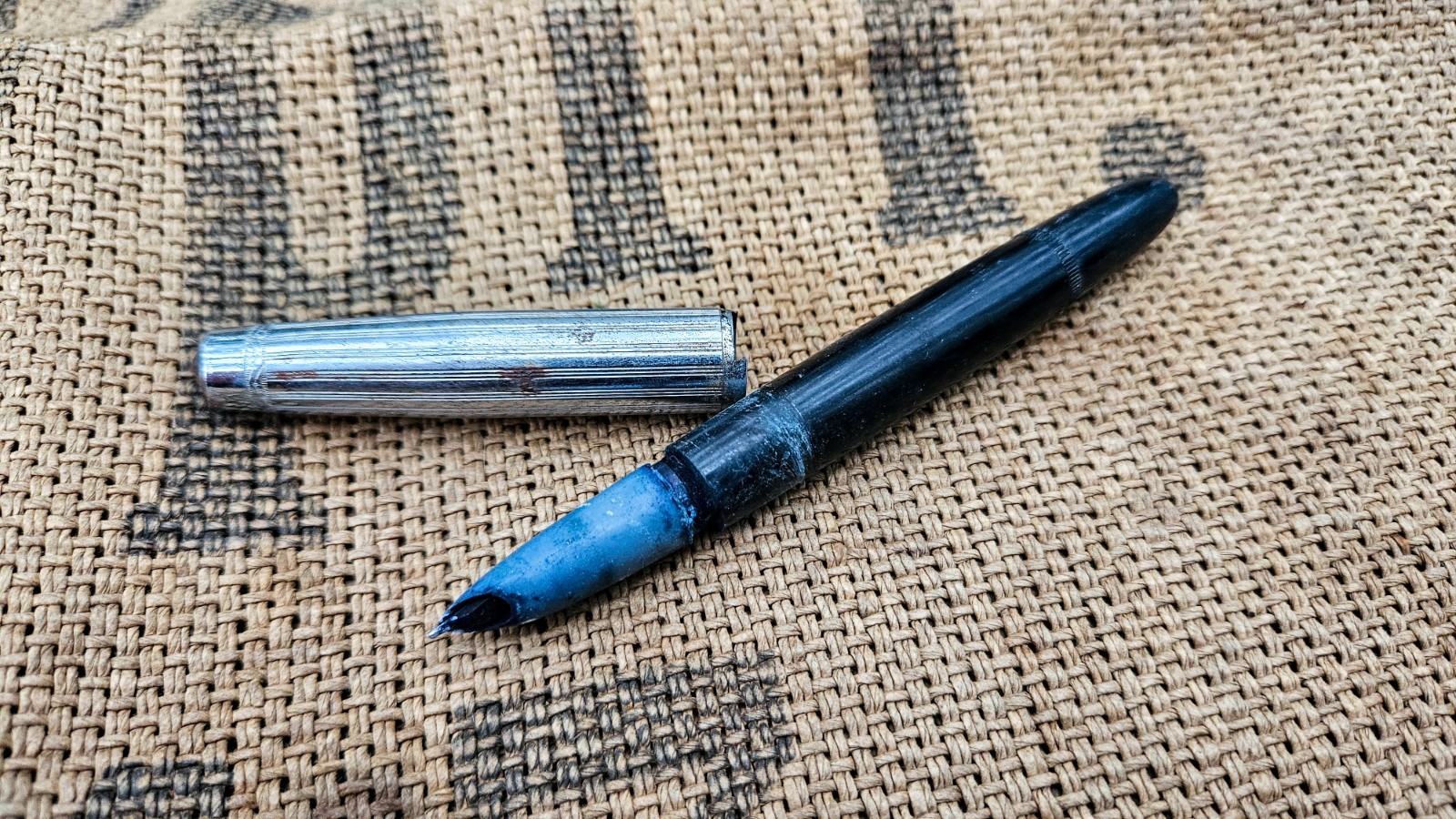 WW2 ORIGINAL German SOLDIER'S FOUNTAIN PEN RELIC of JG54 from KURLAND
