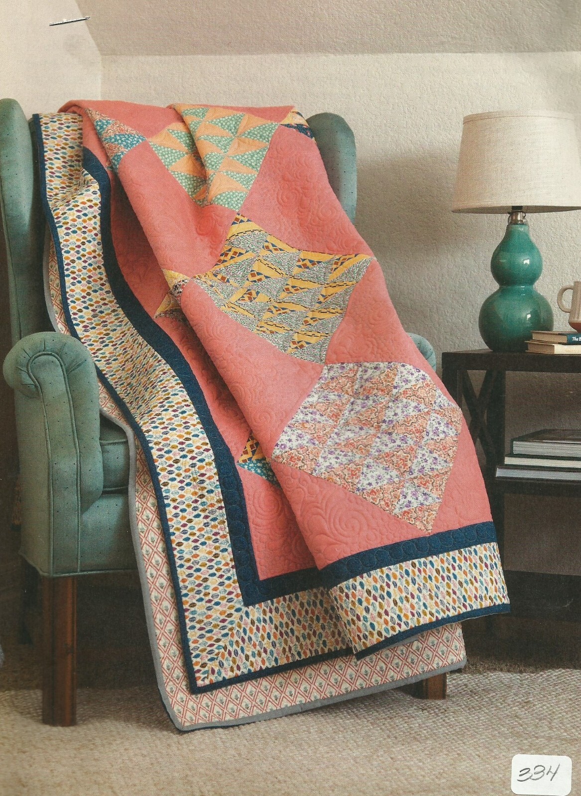 B0038 CORAL AND PEARLS  QUILT PATTERN/INSTRUCTIONS