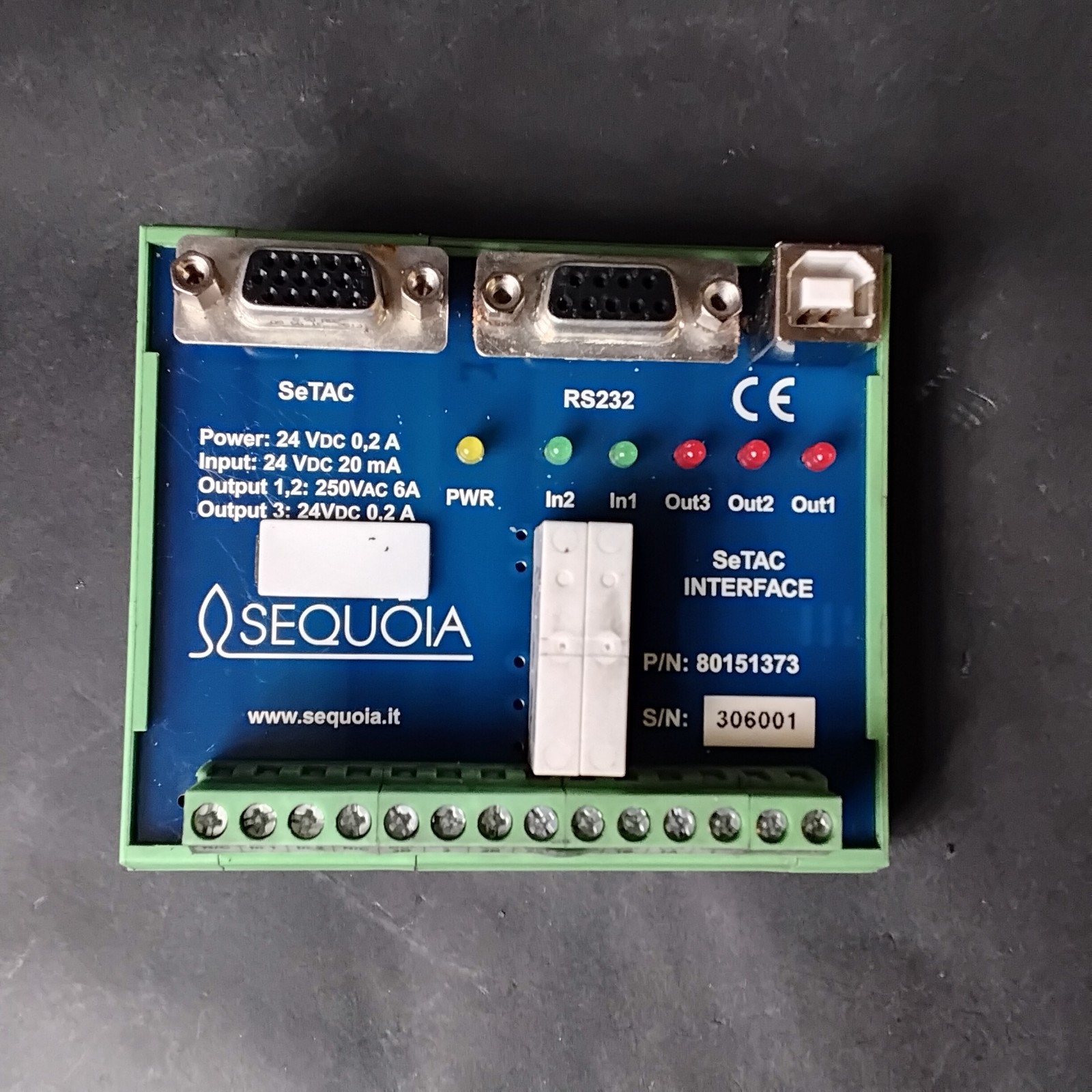 SEQUOIA SETAC RS232 INTERFACE MODULE ($70 OBO)