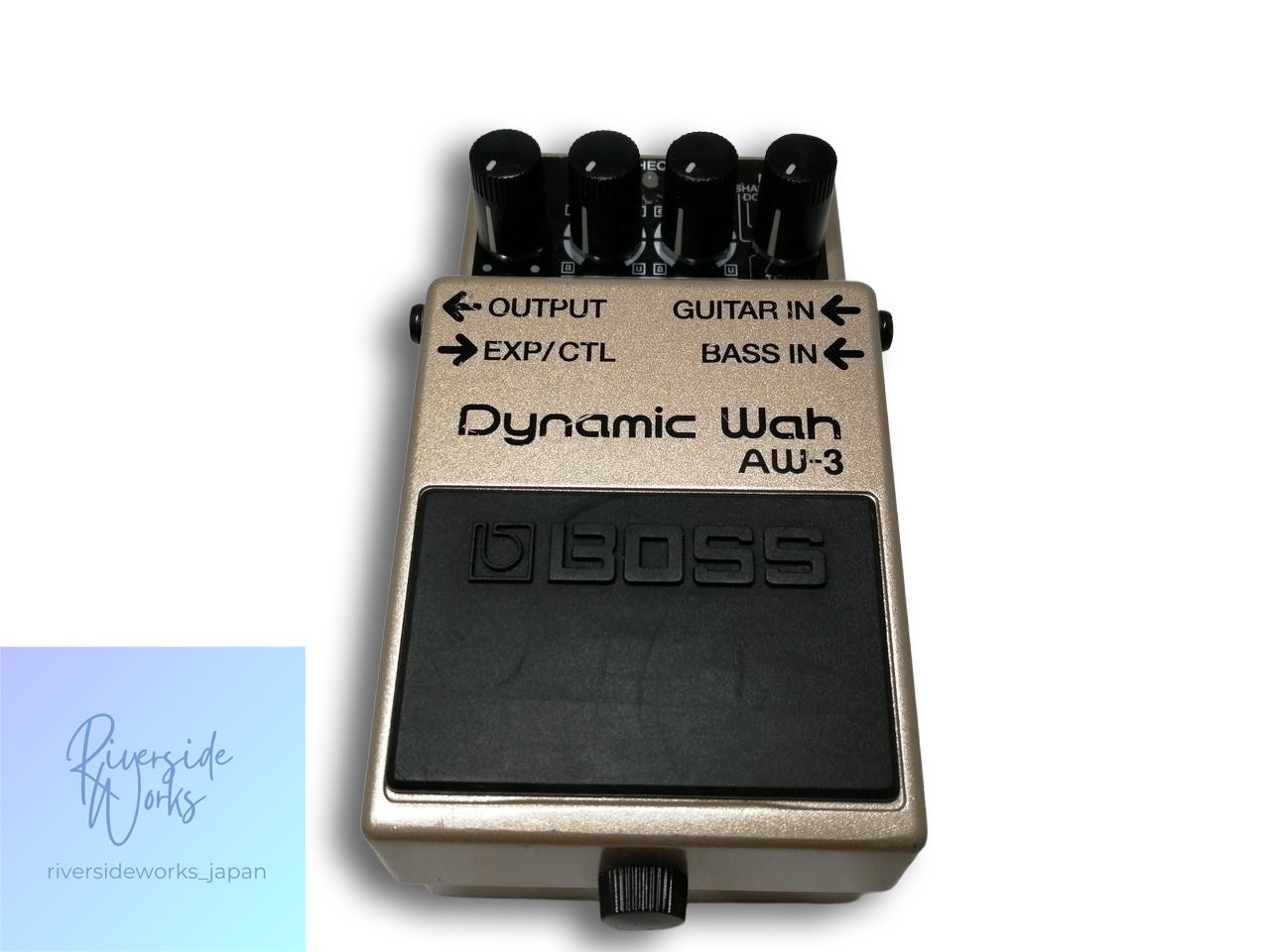 BOSS AW-3 Dynamic Wah Effect Pedal for Guitar or Bass