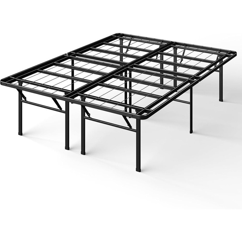 Strong Steel SmartBase Easy Assembly No Box Spring Needed Underbed Storage New