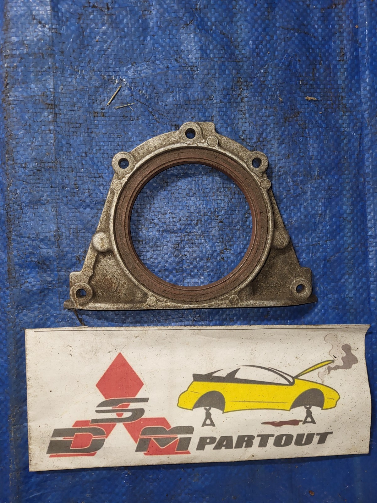 95-99 Eclipse Talon Rear Main Seal Housing 7bolt 4G63 Turbo 1G 2G DSM stock#O1