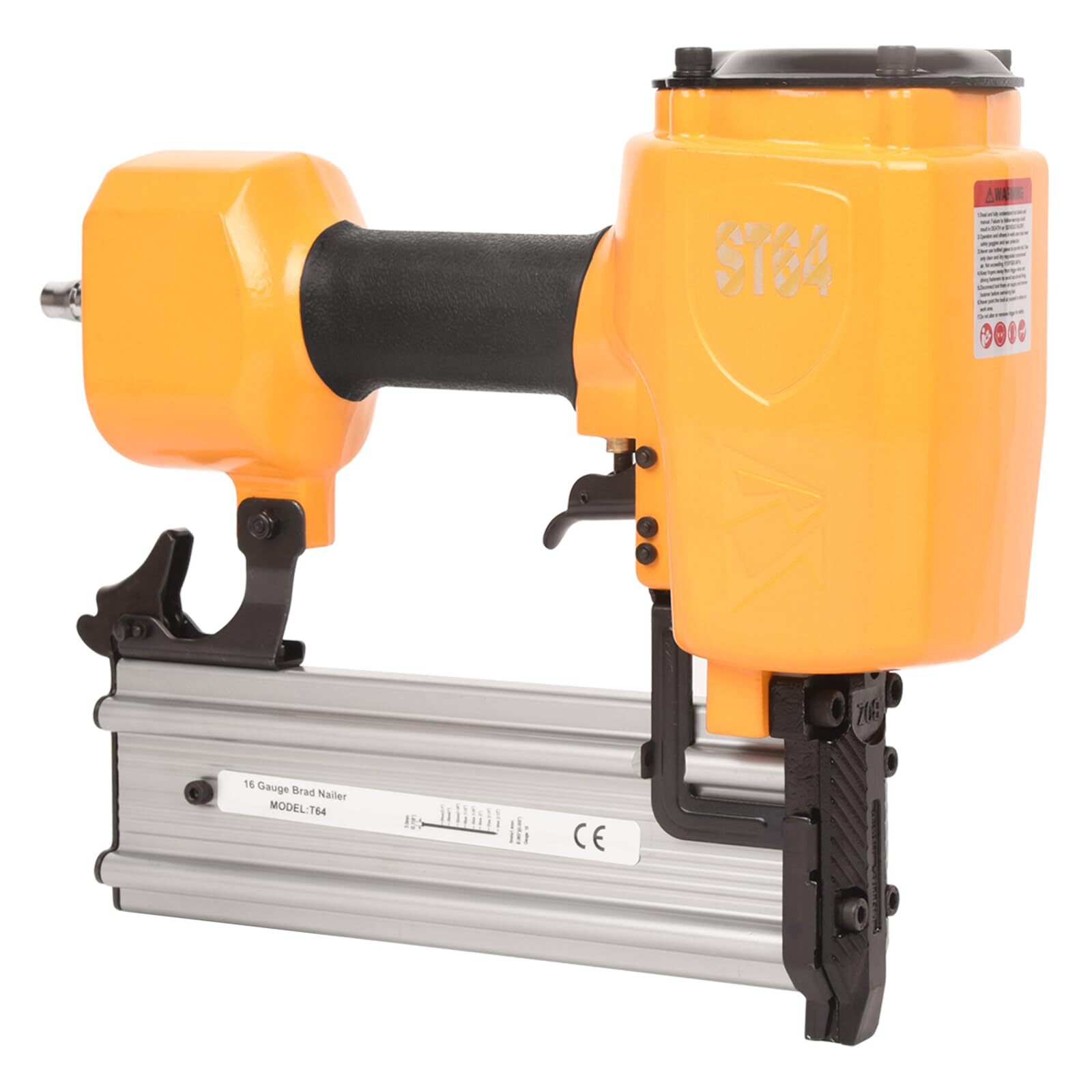 Pneumatic Brad Nail Gun ST64 16 Gauge 1 to 2-1/2 Inch Heavy Duty T Nail Gun