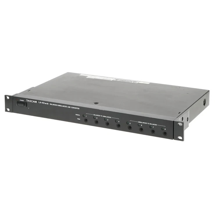 TASCAM LA-40 MKIII 4-Channel Balanced / Unbalanced Line Converter LA-40MK3