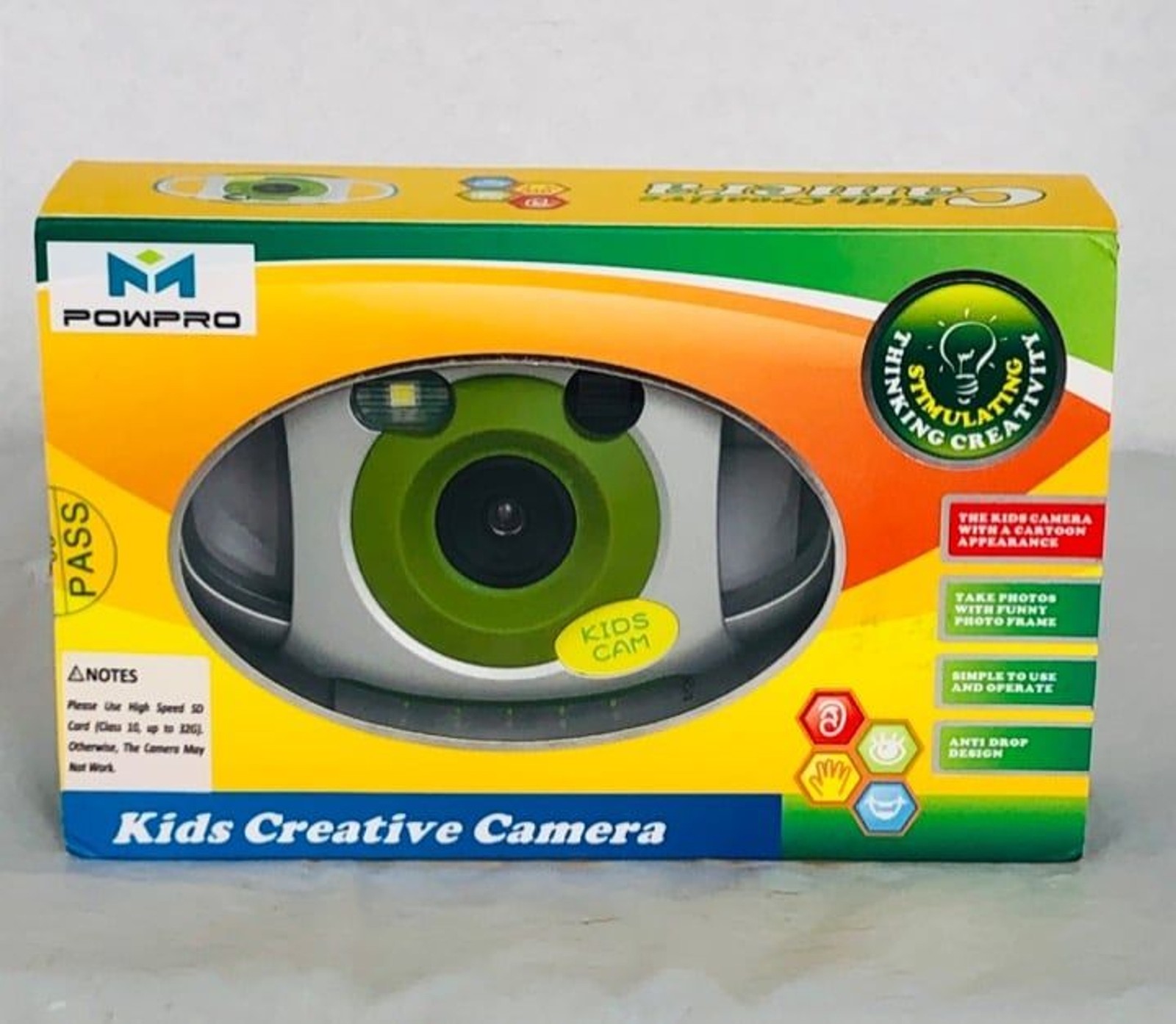PowPro Kids Creative Flash Camera New