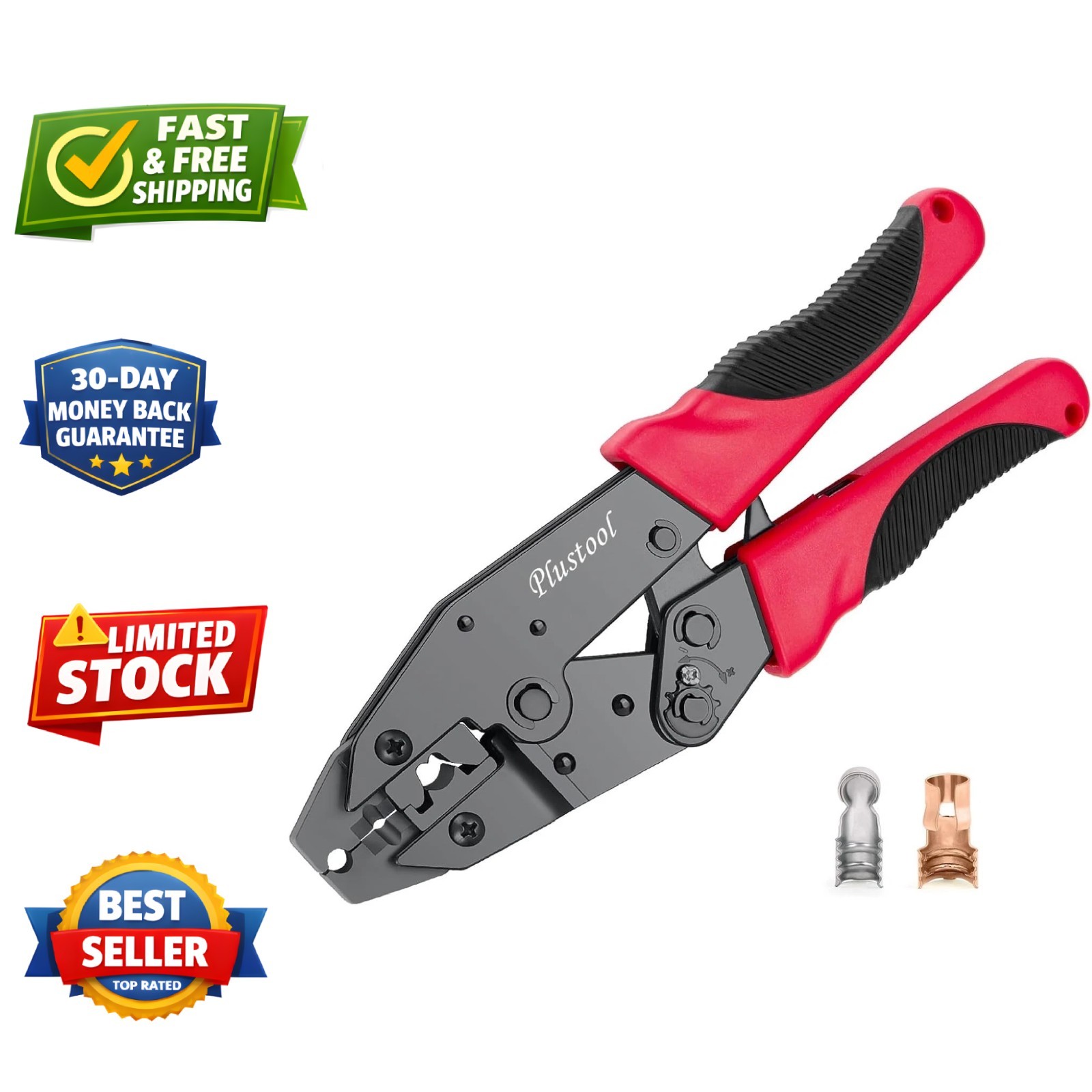 Crimping Tool for Spark Plug Ignition Wire, 8.5Mm Ratchet Spark Plug