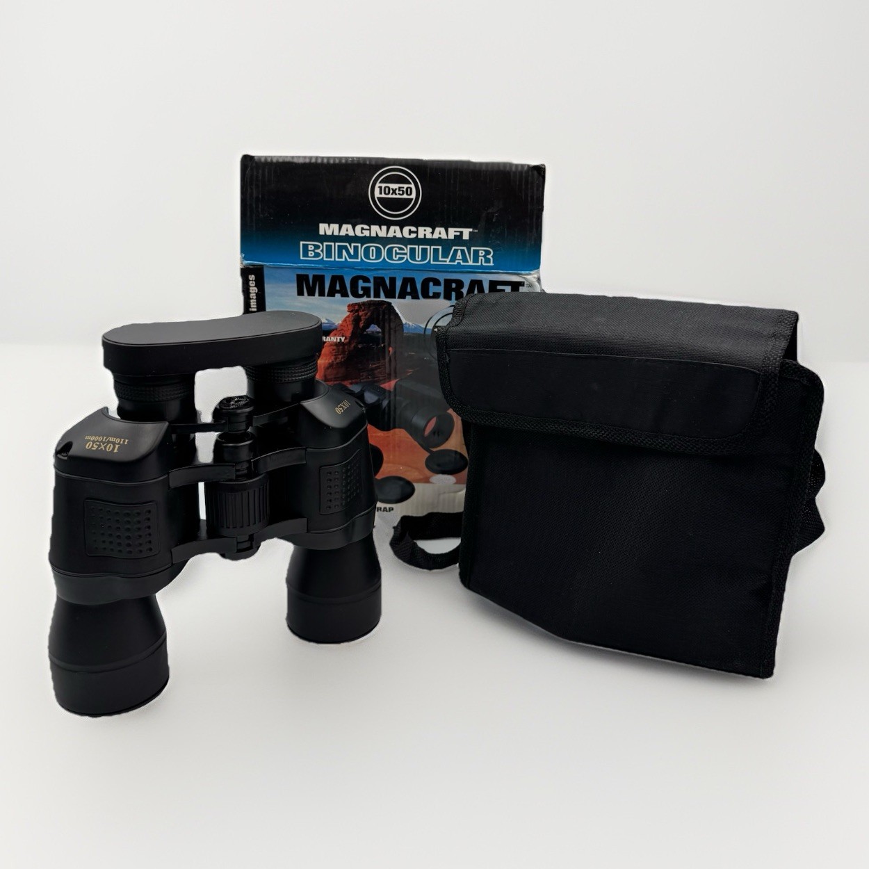Magnacraft 10X50 Binocular With Neck Strap And Carrying Case