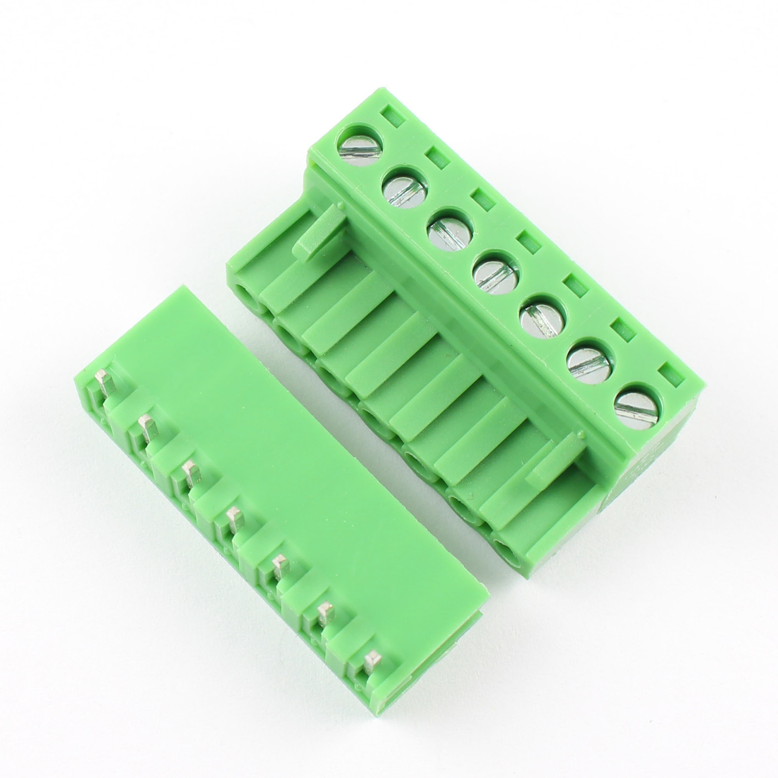 5Pcs 5.08mm Pitch Right Angle 7 pin 7 way Screw Terminal Block Plug Connector