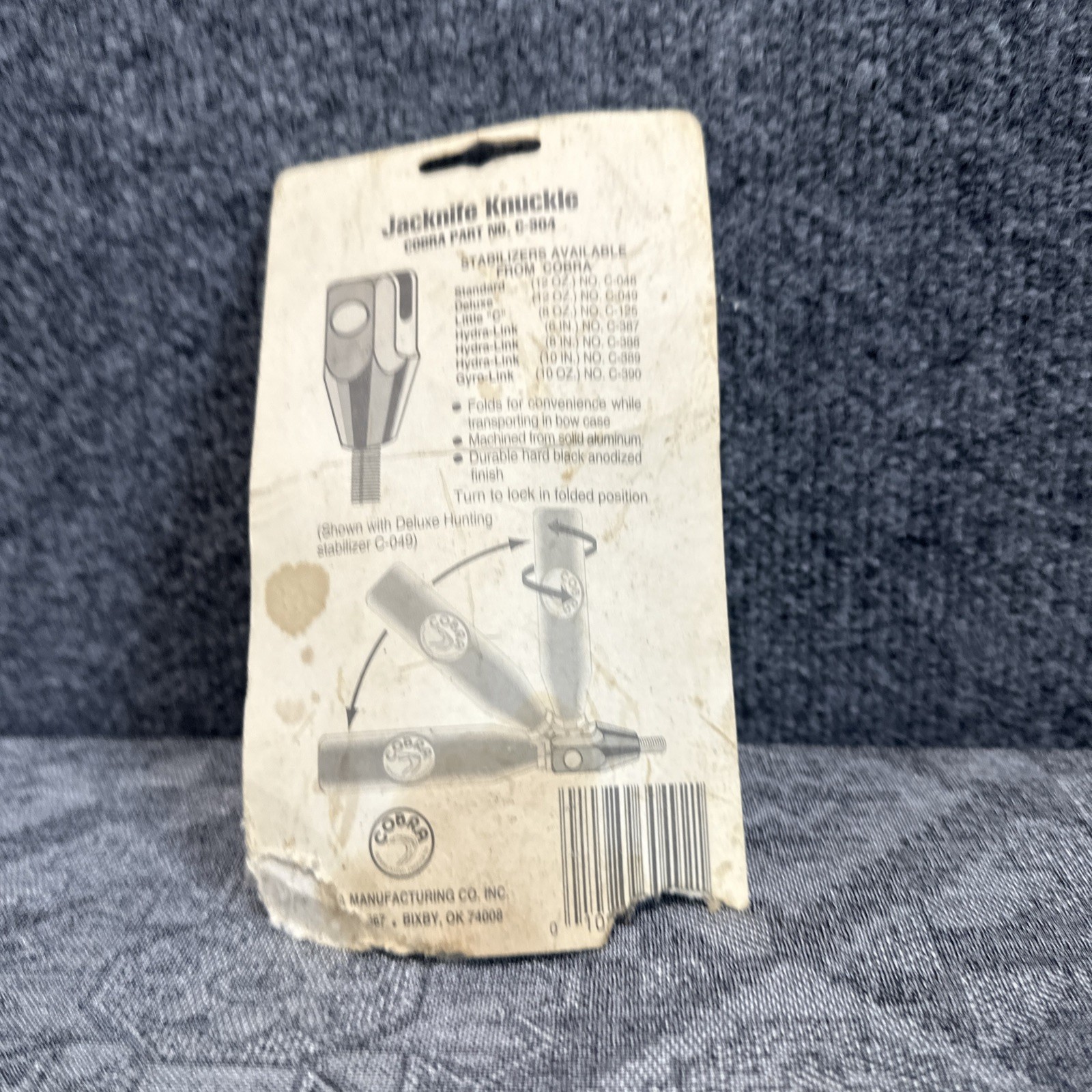 Cobra Archery Jacknife Stabilizer Knuckle C-304